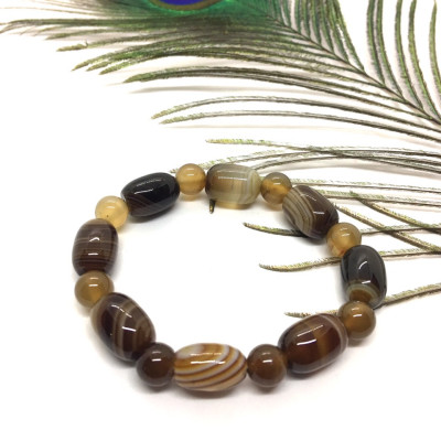 VÒNG TAY LU THỐNG VÂN ĐEN THU TÀI HÚT LỘC