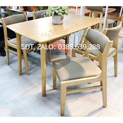 Bộ bàn ăn Bella phong cách Hàn Quốc đẹp sang trọng, bảo hành 12 tháng