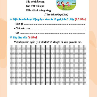 Bộ Đề Kiểm Tra Tiếng Việt Lớp 3 - Tập 1