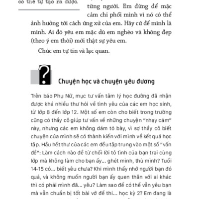 Tư Vấn Tâm Lý Học Đường - Để Tự Khám Phá Và Làm Chủ Bản Thân _TRE
