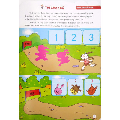 Bóc Dán Hình Thông Minh Phát Triển Khả Năng Tư Duy Toán Học IQ EQ CQ (3-4 Tuổi) - 178 Sticker (Quyển 1)