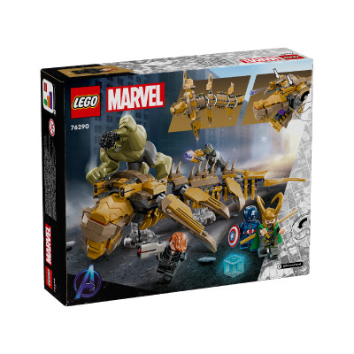 LEGO SUPERHEROES 76290 Đồ Chơi Lắp Ráp Cuộc Chiến: Avengers Và Quái Vật Leviathan (347 chi tiết)