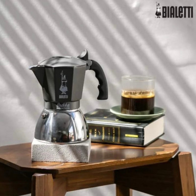 Ấm pha cà phê BIALETTI BRIKKA INDUCTION 4 cup Model: 990007317 - Hàng chính hãng