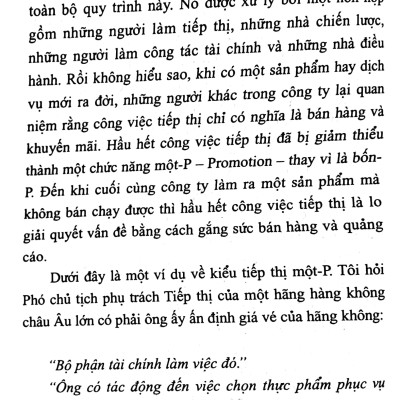 Mười sai lầm chết người trong tiếp thị - Các dấu hiệu và giải pháp (Philip Kotler)