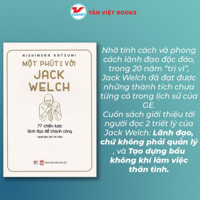 Sách - Một Phút Với Jack Welch - Tân Việt Books
