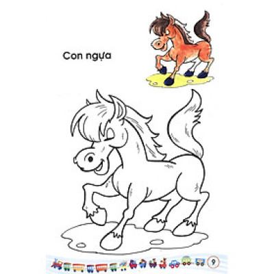 Bé Tập Tô Màu: Các Loại Thú (Tập 1)