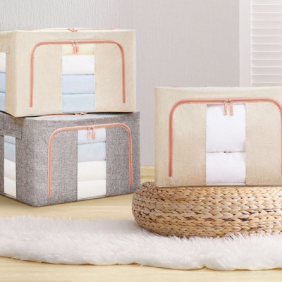 (LOẠI XỊN – CÓ CHỌN SIZE) Túi Chăn Màn Khung Sắt Nhật Bản, Túi Đựng Chăn Mền Quần Áo Cao Cấp Chính Hãng  – Hàng Xuất Khẩu