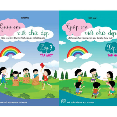 Sách - Combo Giúp em viết chữ đẹp lớp 3 tập 1 + 2 (Kết Nối) (KP)