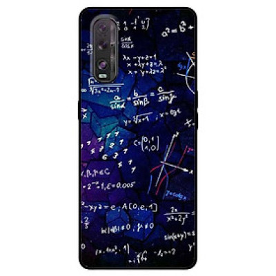 Ốp lưng dành cho Oppo Find X2 mẫu Họa Tiết Số Học