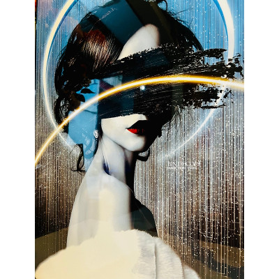 (ẢNH THẬT) Tranh treo tường cô gái 27 tranh trang trí decor hiện đại có khung kèm đinh treo