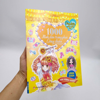 Công Chúa Vương Quốc Hoa - 1000 Hình Dán Trang Phục Công Chúa - Công Chúa Hoa Hướng Dương
