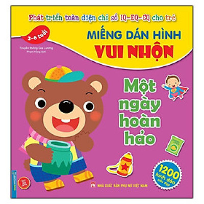 Sách - Miếng Dán Hình Vui Nhộn - Một Ngày Hoàn Hảo 2 - 6 Tuổi - Minh Thắng