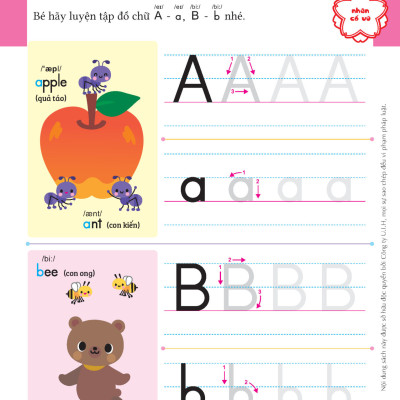 SÁCH TIẾNG ANH CHO TRẺ 4-6 TUỔI _ Chữ cái abc (4~6 tuổi)