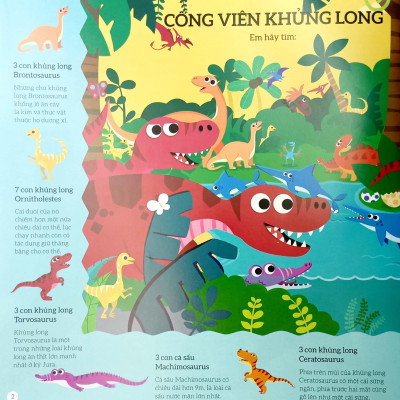 Tìm Kiếm Thông Minh Phát Triển Khả Năng Tập Trung - Thế Giới Khủng Long (Tái Bản 2022)