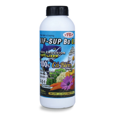 VIF-SUP Bo 0.2 - Phân bón đạm cá chai 1 lít