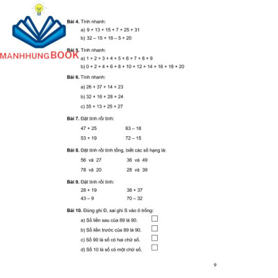 Sách: Toán Nâng Cao Và Bồi Dưỡng Học Sinh Giỏi Lớp 2 (TB) - Nâng Cao Kiến Thức Ngoài Chương Trình Trên Lớp
