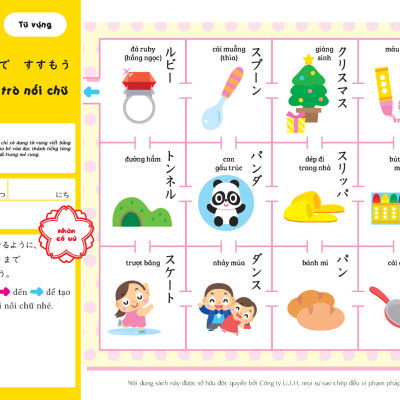 SÁCH TIẾNG NHẬT CHO TRẺ 5-6 TUỔI _ Vui học Katakana (5~6 tuổi)