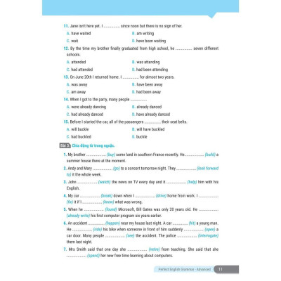 Sách - Perfect English Grammar - Cẩm Nang Tự Học Toàn Diện Ngữ Pháp Tiếng Anh - Advanced - Megabook