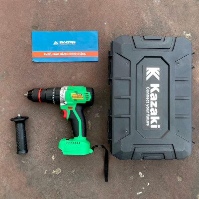MÁY KHOAN PIN 21V (MOTOR TỪ) KAZAKI KZ21H (CHÂN PIN MAKITA, 2 PIN 4AH, 1 SẠC )- HÀNG CHÍNH HÃNG
