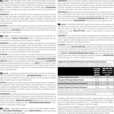 Biotech USA Ca D3 K2  (90 Viên) - Bổ Sung Canxi, Vitamin D3 K2