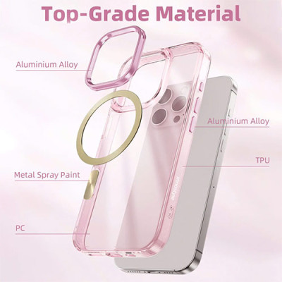 Ốp lưng chống sốc hỗ trợ sạc không dây Innostyle dành cho iP 16 Pro/16 Pro Max - Hàng chính hãng