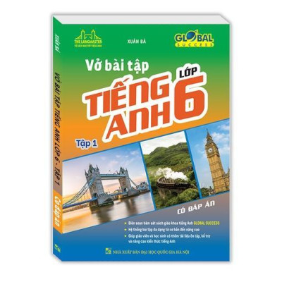 Sách - Global Sucess - Bộ Đề Kiểm Tra - Tập 1 + Bài Tập Tiếng Anh - Không Đáp Án + Vở Bài Tập Tiếng Anh Lớp 6 - Tập 1 - Minh Thắng