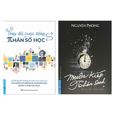 Combo 2 Cuốn: Thay Đổi Cuộc Sống Với Nhân Số Học + Muôn Kiếp Nhân Sinh Tập 1