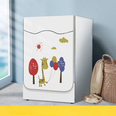 Bọc trùm máy giặt cửa ngang vải bạt cao cấp chống nước che mát máy ngăn bụi bẩn