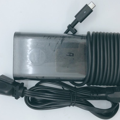 Sạc laptop Dell Oval 130w Type C (20v-6,5A) dùng cho laptop XPS 13 9360, XPS 13 9365 2in1, XPS 13 9370, XPS 13 9380, Latitude 5290, Latitude 5290 2in1, Latitude 5480, Latitude 5490, Latitude 5491 - Hàng chính hãng