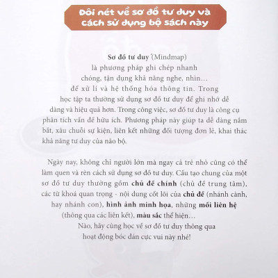 Vui Học Sơ Đồ Tư Duy: Sách Bóc Dán - Luyện Trí Nhớ Siêu Phàm