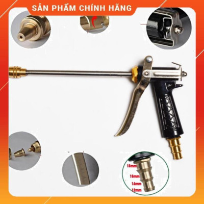 Bộ dây vòi xịt nước ️ , tăng áp 3 lần, loại 7m, 10m 206318 đầu đồng,cút,nối nhựa đen+ mở chai