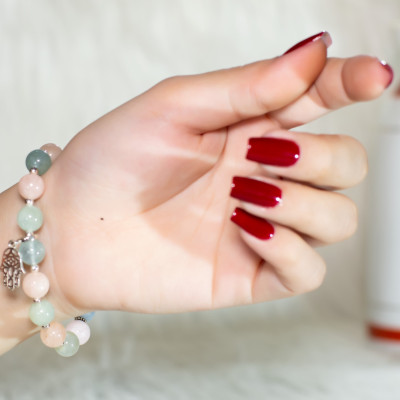 Vòng tay phong thủy Beryl Pastel  VT006  BlackMount