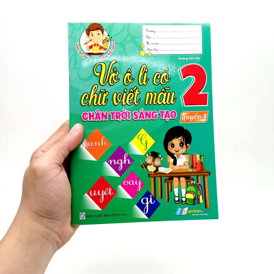 Vở Ô Li Có Chữ Viết Mẫu 2 - Quyển 1 (Chân Trời Sáng Tạo)