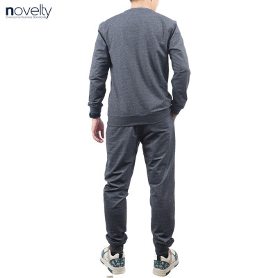 Bộ nỷ chui đầu họa tiết phản quang Novelty Regular fit xanh xám đậm NBNMMDMT3R230635B