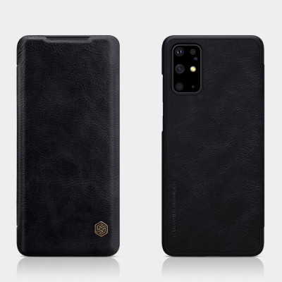 Bao da Leather cho Samsung Galaxy S20 Plus hiệu Nillkin Qin HPK-01 (Chất liệu da cao cấp, có ngăn đựng thẻ, mặt da siêu mềm mịn) - Hàng chính hãng