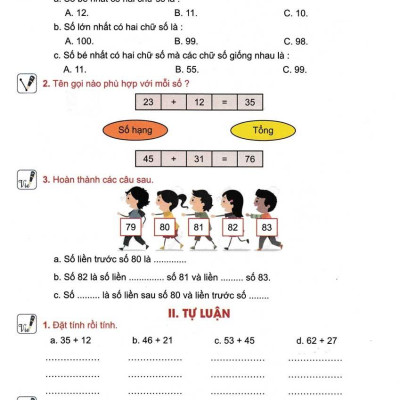 Bộ Đề Kiểm Tra, Đánh Giá Năng Lực Toán 2 - Tập 1 (Tái Bản 2020)