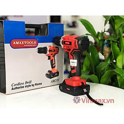 máy khoan vít chạy pin amax AM25V