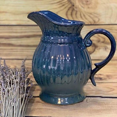 Lọ hoa gốm sứ Bát Tràng cao cấp  Men hoả biến  Dáng bình rót sữa