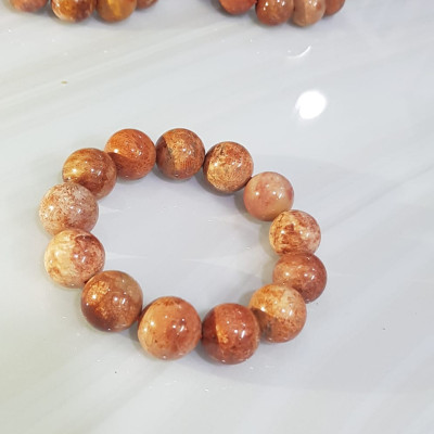 Vòng Tay Nam San Hô Hóa Thạch Mới size vòng 16mm 13 hạt đúng cung sanh tốt Màu Đỏ Hoa Đẹp Sang đỏ dãy núi tự nhiên Vòng hàng hiếm bóng nam đeo đẹp may mắn sang tay lắm ạ