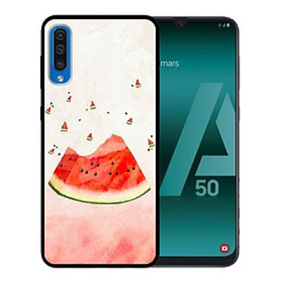 Ốp lưng in cho Samsung Galaxy A7 2018 mẫu Miếng Dưa - Hàng chính hãng