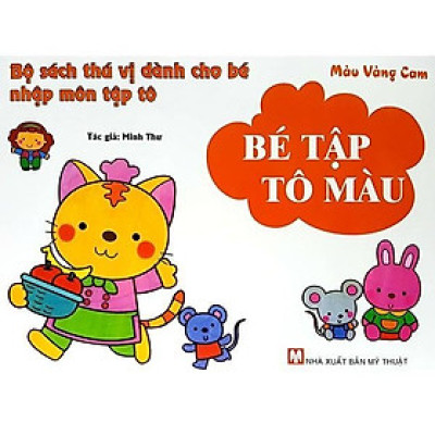 Sách - Bé Tập Tô Màu - Vàng Cam - Tân Việt Books
