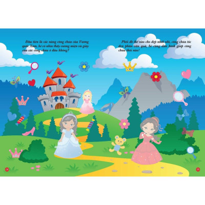 Sách - Bóc Dán Hình Thông Minh - Công Chúa Nhỏ - Little Princess Tập 1 (VT) mk