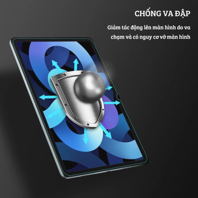 Kính cường lực AGC 9H cho iPad Air 6 11 inch M2 / Air 6 13 inch M2 2024 hiệu Nillkin Amazing H+ Pro (mỏng 0.2 mm, vát cạnh 2.5D, chống trầy, chống va đập) - Hàng nhập khẩu