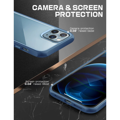 Ốp Lưng SUPCASE Unicorn Beetle Style Slim Clear Dành Cho iPhone 13ProMax, Viền nhiều Màu - Hàng Chính Hãng