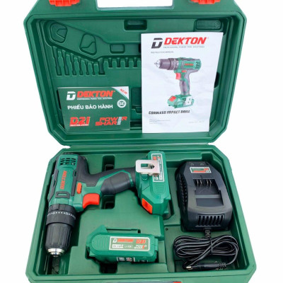 MÁY KHOAN BÚA PIN 10MM 550W DEKTON D21-MK10 - HÀNG CHÍNH HÃNG