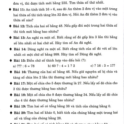 Bồi Dưỡng Toán Hay Và Khó 3 (Theo Chương Trình Giáo Dục Phổ Thông Mới)