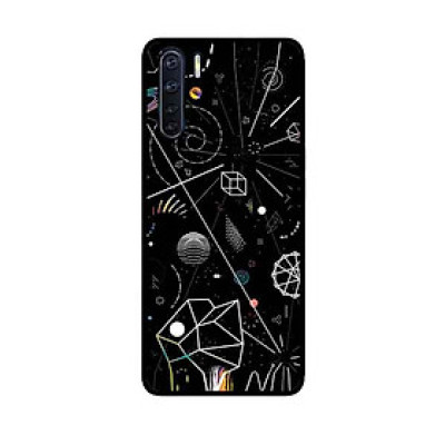 Ốp Lưng in cho Oppo A91 Mẫu Tư Duy Toán Học - Hàng Chính Hãng