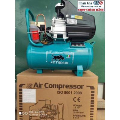 [chính hãƞg] Máy nén khí JETMAN 12L+ 24L+ 30L có dầu , 100% Dây đồng, Hàng chính hãƞg