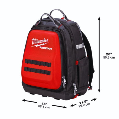 COMBO BALO ĐỰNG DỤNG CỤ MILWAUKEE 48-22-8301 + ĐÈN LED ĐEO ĐẦU MILWAUKEE IR HL450 - HÀNG CHÍNH HÃNG