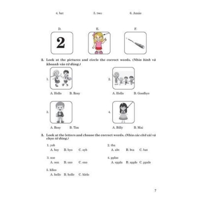 Sách - Bài tập tiếng anh 1 (biên soạn theo bộ sách family and friends 1 national edition  ) (HA-MK)